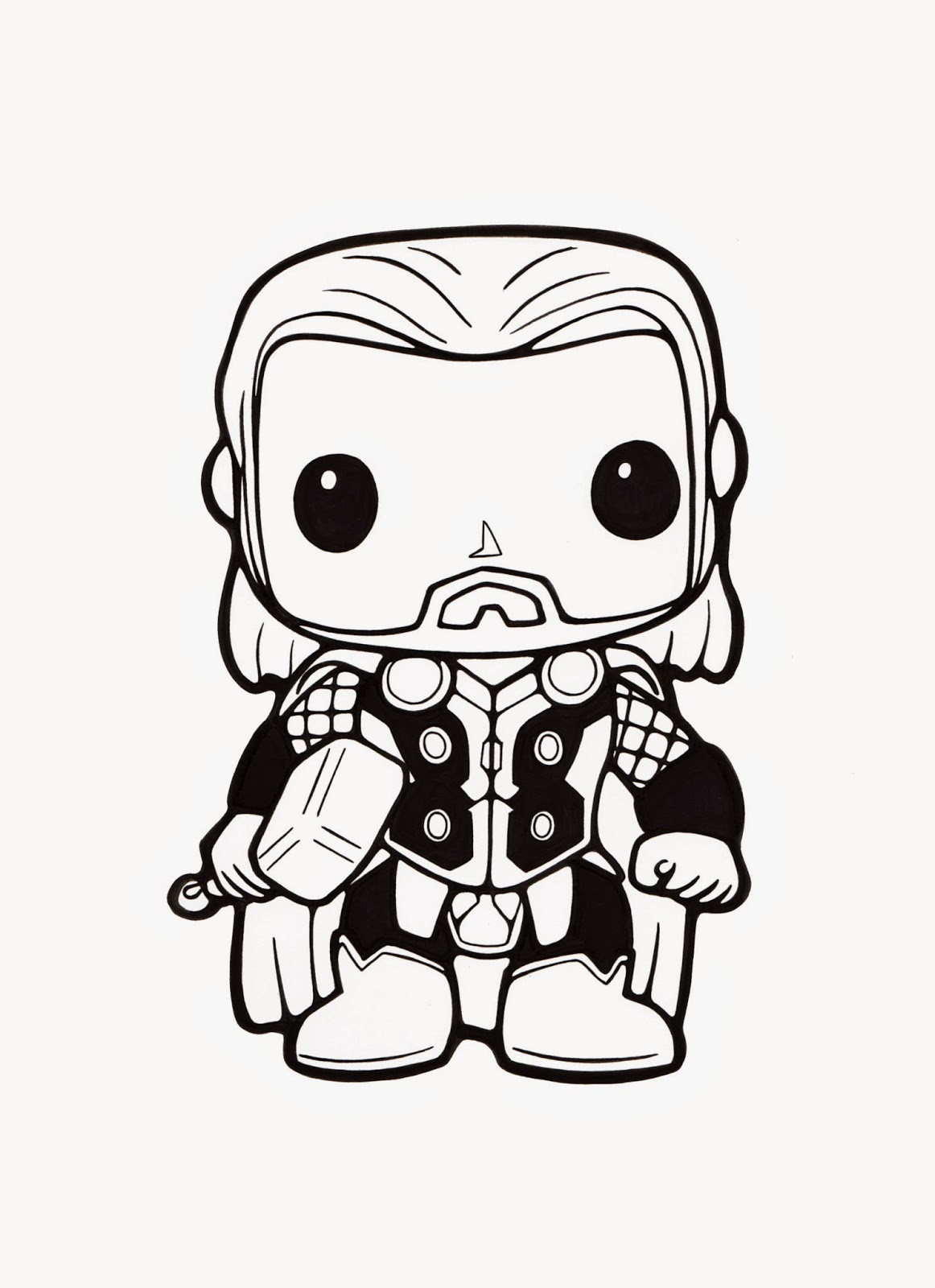 Funko Pop раскраска